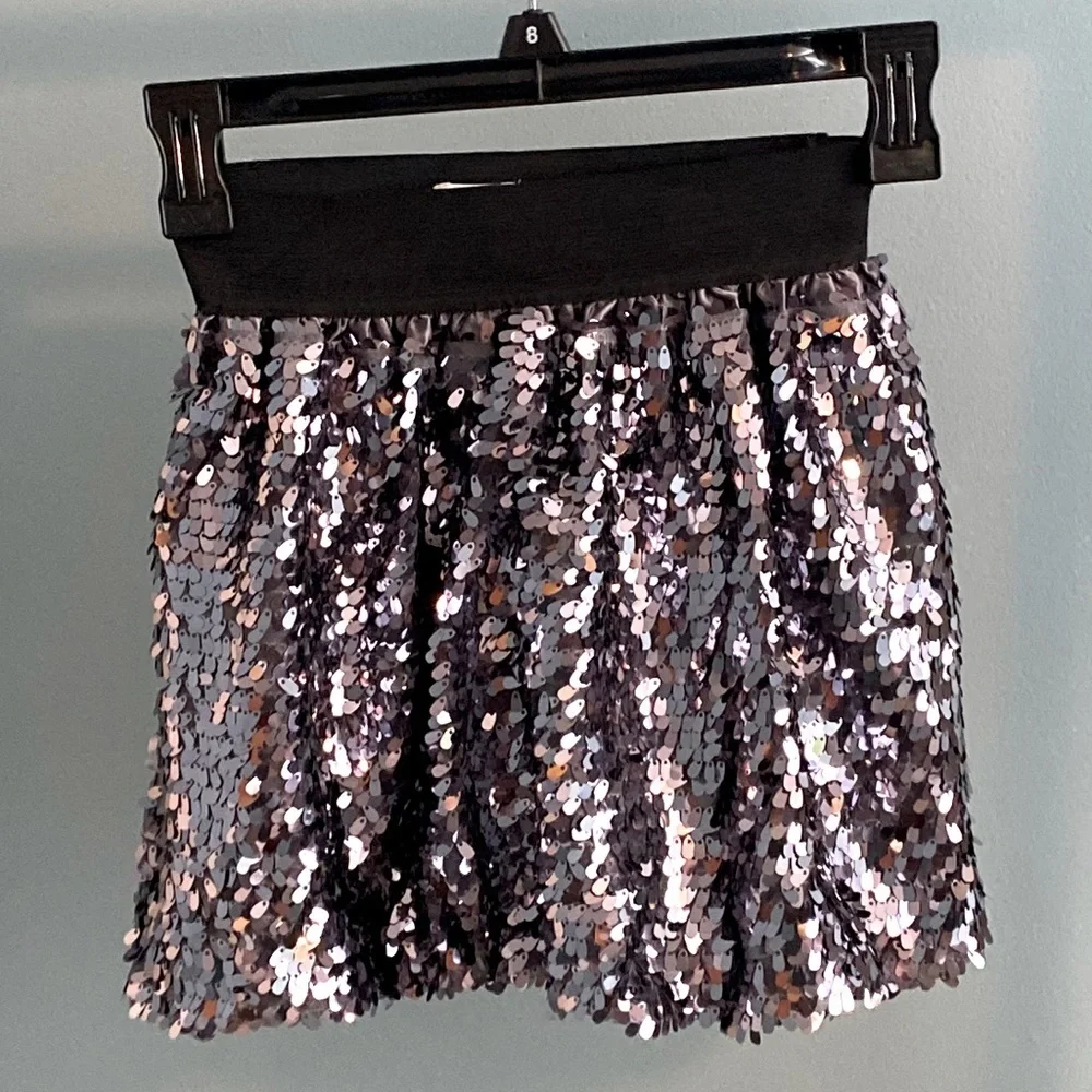 The Children's Place Medium 7/8 NEW Sequins Girls Holiday Party Skirt NWT